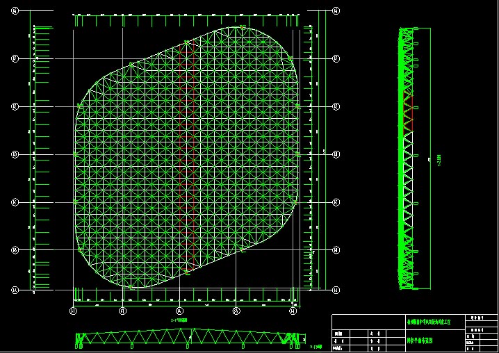 崇文杭州转塘中学网架设计