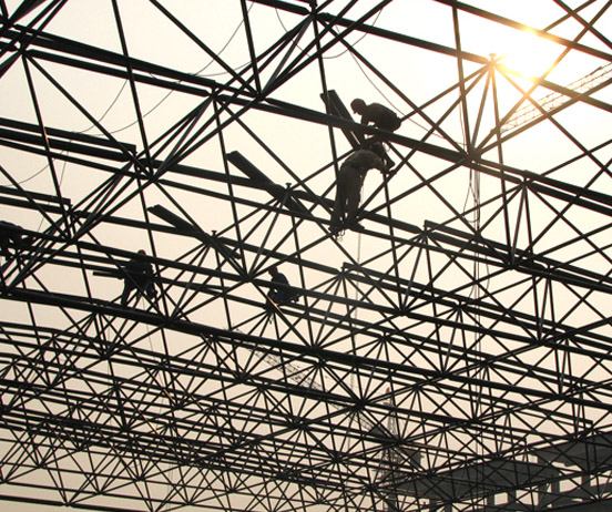 崇文厂房网架安装