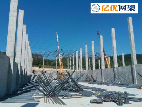 崇文料棚网架设计